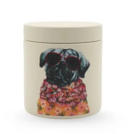 Plum Cashmere Cream Candle 9 oz Metal