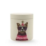 Pup Lavender Driftwood Cream Candle 9 oz Metal