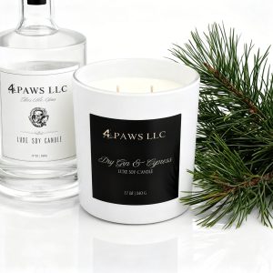 Dry Gin & Cypress Candle