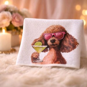 Poodle Bar Towel