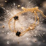 Black Clover Ankle Bracelet