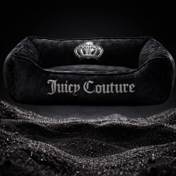 Juicy Couture Velvet Medium Dog Plush Bed