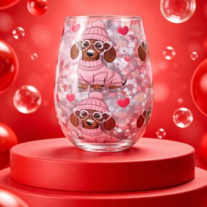 Dog Wine Glass