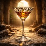 Leopard Martini Glass