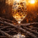 Leopard Wine Glass