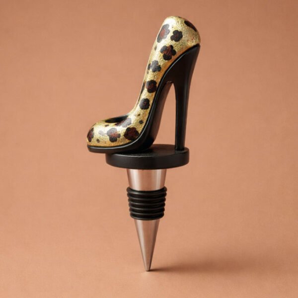 Leopard Wine Stopper