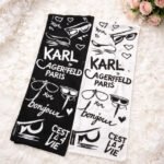 Karl Lagerfield reversable scarf