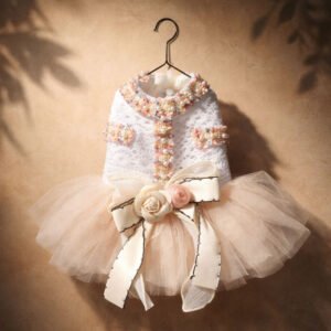 Pearl tule dress